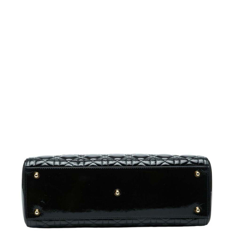CHRISTIAN DIOR Black Leather Shoulder Bag - Picture 3 of 10